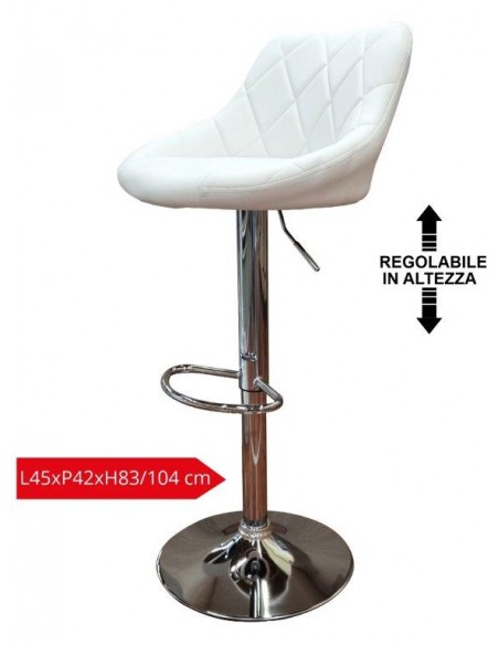 SGABELLO TWIST BIANCO