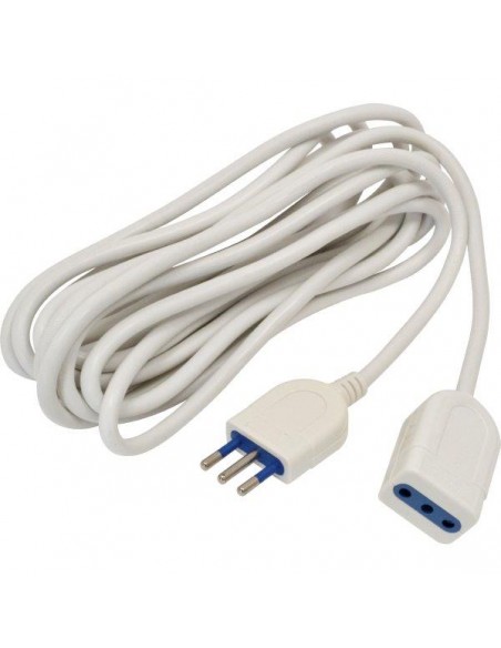 PROLUNGA 5MT P11 10A 2P+T BIANCO