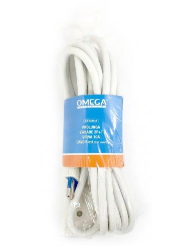 PROLUNGA 5MT P11 10A 2P+T BIANCO PROLUNGA 5MT P11 10A 2P+T BIANCO