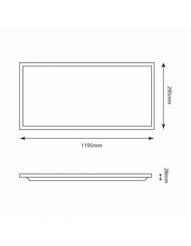 PANNELLO A LED CCT WIFI CM.120X30 PANNELLO A LED CCT WIFI CM.120X30