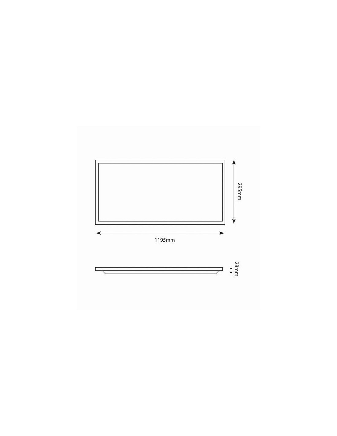 Pannelli Led Kit Da Superficie Per Pannello LED Backlight 60x60 Cm Pannello Led 60x60
