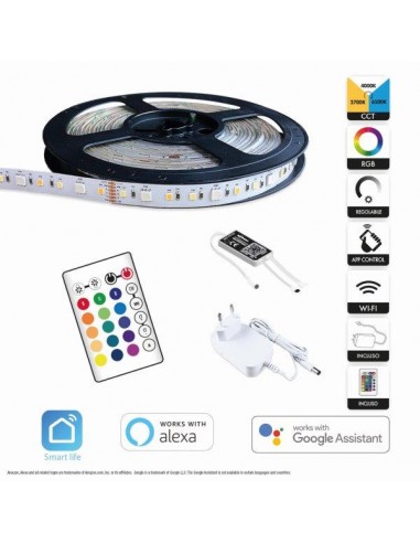 KIT STRISCIA A LED WI-FI 5MT KIT STRISCIA A LED WI-FI 5MT