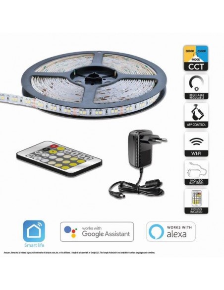 KIT STRISCIA A LED WI-FI 5MT