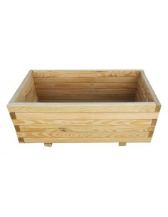 FIORIERA IN LEGNO 80X40X33 CM 2