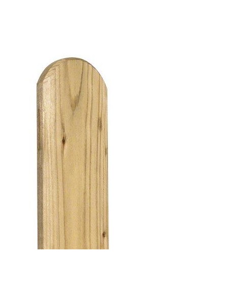 TAVOLETTA STONDATA IN LEGNO TRATTATO PER ESTERNI H. 80 CM