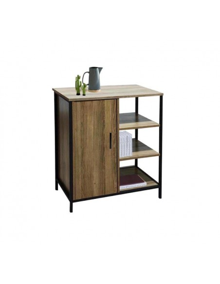 MOBILE INDUSTRIAL 1 ANTA 3 RIPIANI 70X35X80H QUERCIA