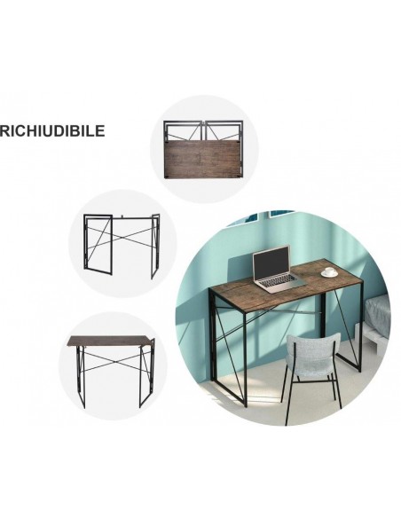 PORTA PC PIEGHEVOLE INDUSTRIAL 110X55X75H GRIGIO