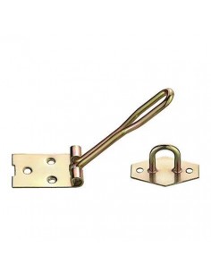 Ganci Per Quadri Modello giglio 19 X 32 Mm. Finitura Bronzata 5 Pz.