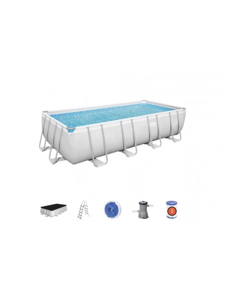 PISCINA POWER STEEL 488X244X122H BESTWAY