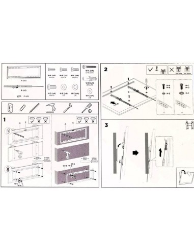 STAFFA TV DA PARETE INCLINABILE 26"-55" STAFFA TV DA PARETE INCLINABILE 26"-55"