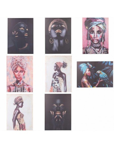 TELA DIPINTA 50X70 AFRIKAN LADY