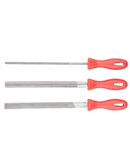 LIMA IN ACCIAIO 195MM 3PZ ASS