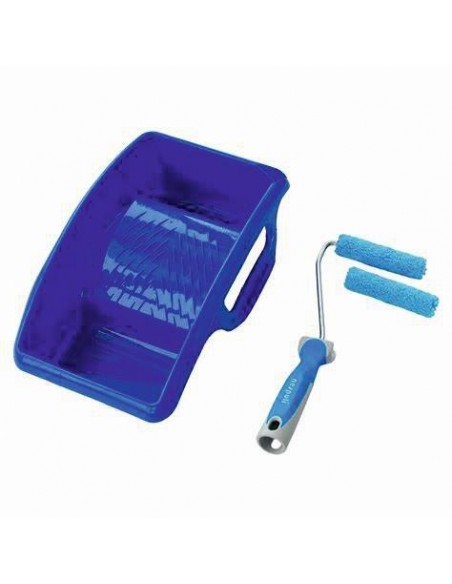 EASYTOUCH BLU MINIRULLO TEFLON 11CM CON RICAMBIUO