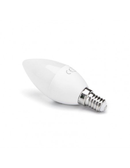 LAMPADINA A LED OLIVA E14 C37 6W LUCE FREDDA 5PZ