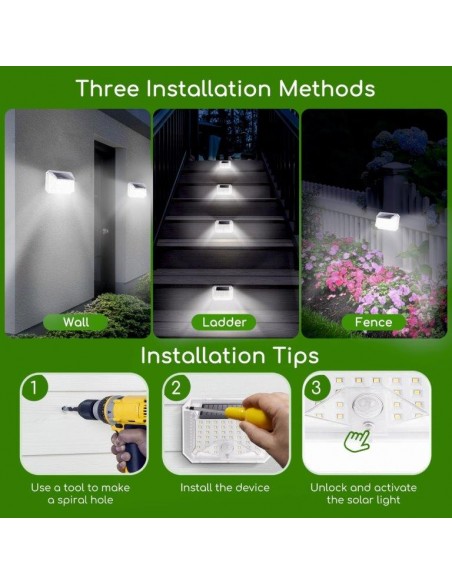 APPLIQUE SOLARE LUCE FREDDA IP65