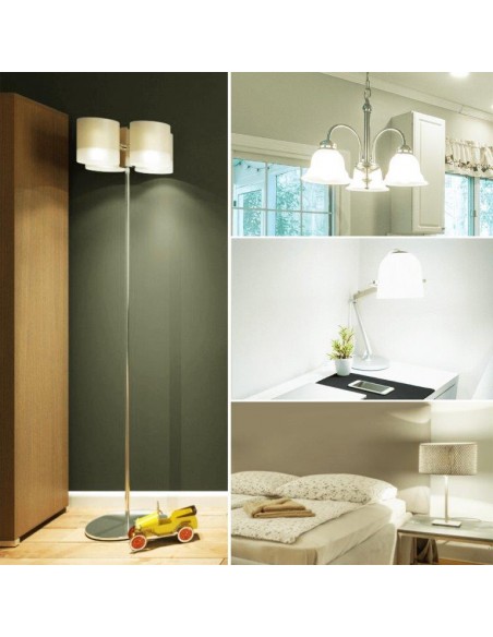 LAMPADINA A LED SFERA E27 A60 12W LUCE NATURALE 5PZ