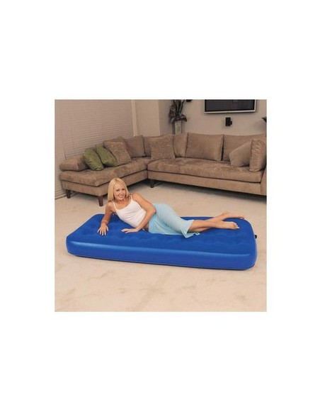 AIRBED FLOCCATO SINGOLO 185X76X22H