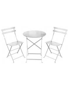 SET TAVOLO BISTROT CON 2 SEDIE