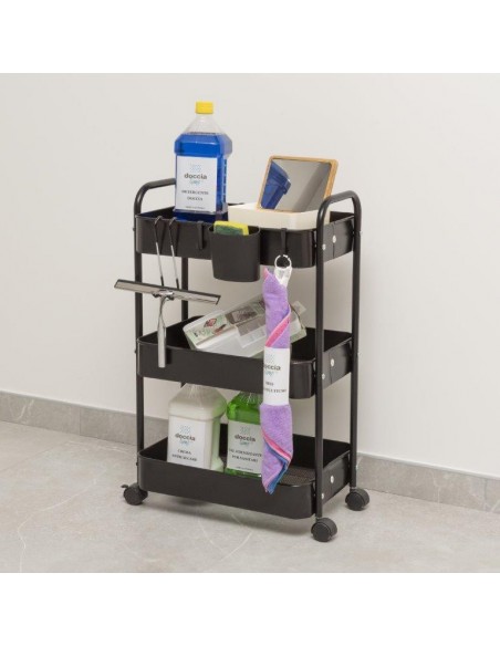 CARRELLO IN METALLO 3 RIPIANI "SPACE"