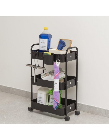 CARRELLO IN METALLO 3 RIPIANI "SPACE"