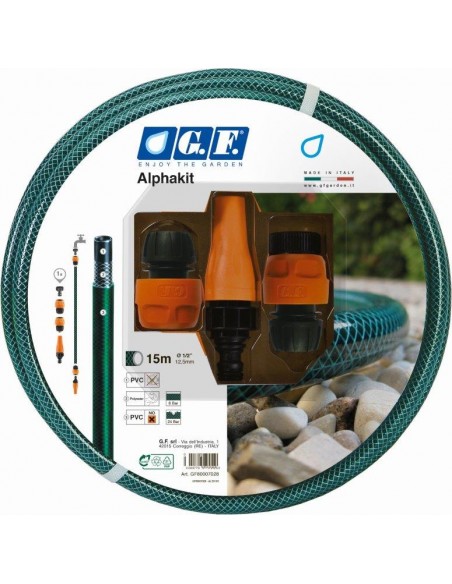 KIT IRRIGAZIONE COMPLETO DI TUBO E RACCORDI