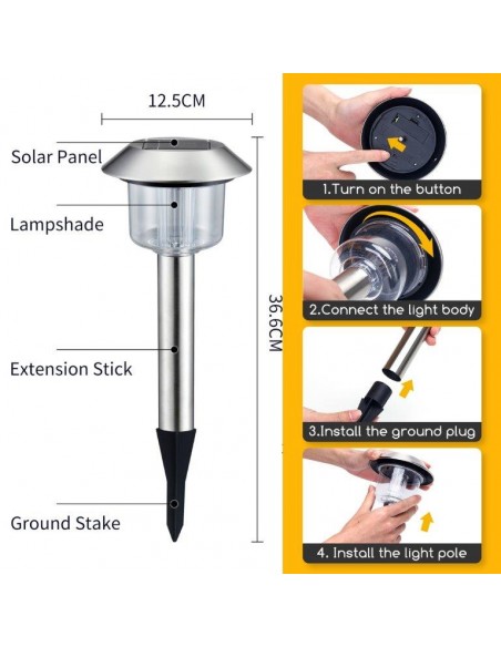 LAMPIONCINO SEGNAPASSI LED 0,08W