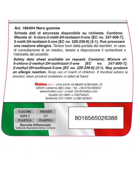 NERO GOMME 750ml RHUTTEN