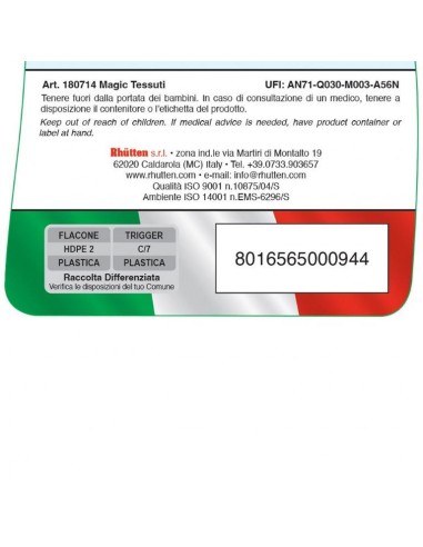 MAGIC TESSUTI DETERGENTE IGIENIZZANTE... MAGIC TESSUTI DETERGENTE IGIENIZZANTE...