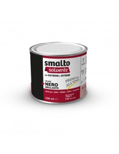 SMALTO SOLVENTE PP NERO LT 0,5