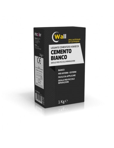 WALL CEMENTO POLVERE BIANCO 1 KG