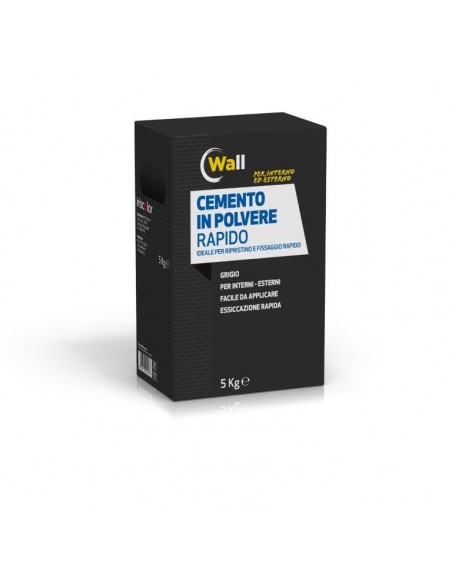 WALL CEMENTO POLVERE RAPIDO 5 KG