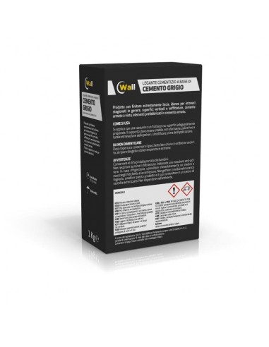 WALL CEMENTO POLVERE GRIGIO 1 KG WALL CEMENTO POLVERE GRIGIO 1 KG