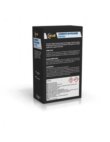 WALL CEMENTO POLVERE RAPIDO 1 KG WALL CEMENTO POLVERE RAPIDO 1 KG