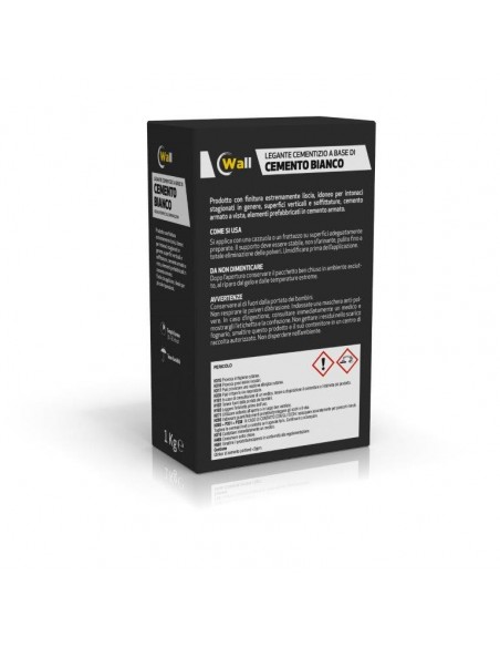 WALL CEMENTO POLVERE BIANCO 1 KG