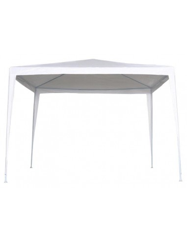 GAZEBO ACCIAIO RAFIA MT3X3 BIANCO C&G