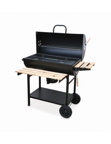 BARBECUE CON RUOTE RETTANGOLARE