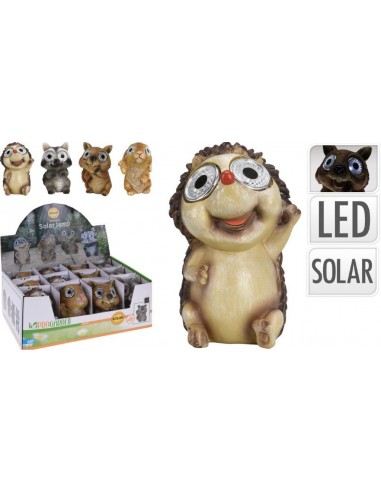 LAMPADA SOLARE LED C/ANIMALI 4ASS LAMPADA SOLARE LED C/ANIMALI 4ASS