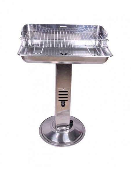 BARBECUE RETTANGOLARE INOX CM52,5X32,5X74 C&BBQ