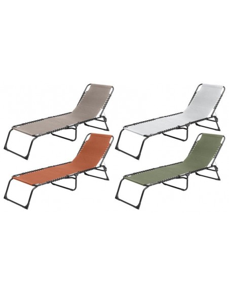 LETTINO ACCIAIO CORDA SIVIGLIA CM190X58X30 4 POScolori assortitiC&G