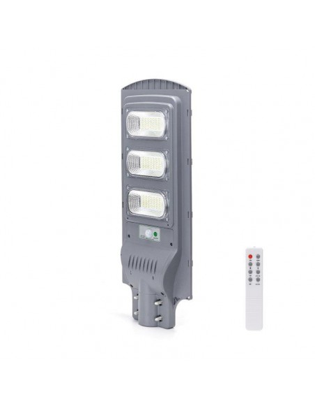 LAMPIONE STRADALE SOLARE 150W CON CREPUSCOLARE E MOVIMENTO