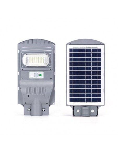 LAMPIONE STRADALE SOLARE 50W CON CREPUSCOLARE E MOVIMENTO