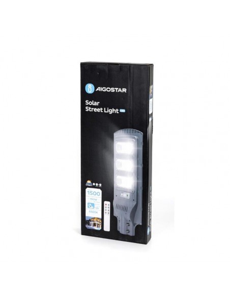 LAMPIONE STRADALE SOLARE 150W CON CREPUSCOLARE E MOVIMENTO