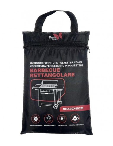 TELO DI COPERTURA BARBECUE RETTANGOLARE 105x60x95cm