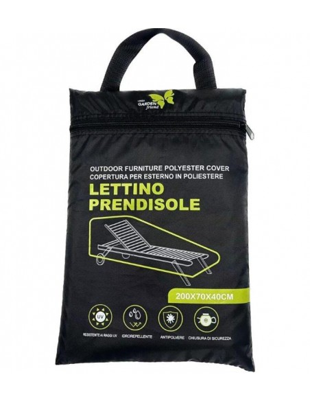 TELO DI COPERTURA GARDEN FRIEND PER LETTINO PRENDISOLE 200X70X40 CM