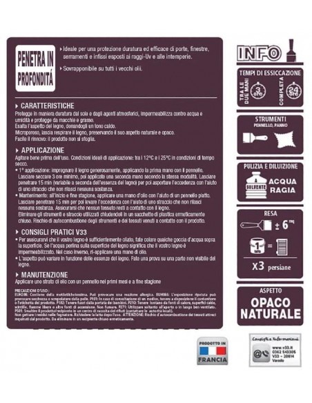 OLIO RIGENERANTE PORTE E FINESTRE LT1