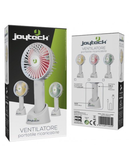 VENTILATORE PORTATILE RICARICABILE
