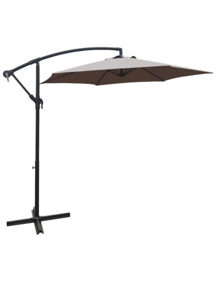 OMBRELLONE ALLUMINIO CON SBRACCIO D.3M TORTORA
