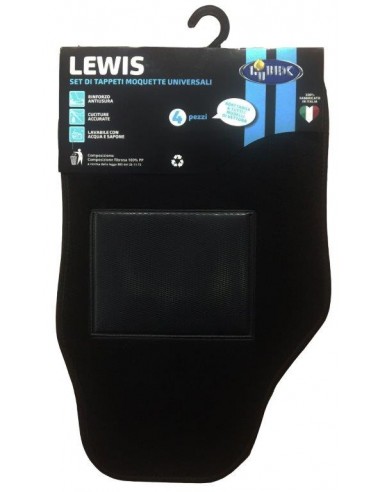 SET 4 TAPPETINI PER AUTO IN MOQUETTE “LEWIS”