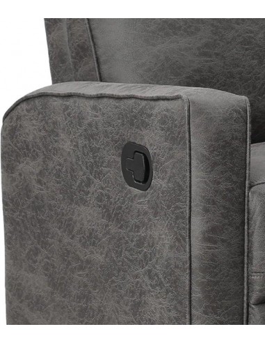 POLTRONA RECLINER MANUALE NABUK... POLTRONA RECLINER MANUALE NABUK...