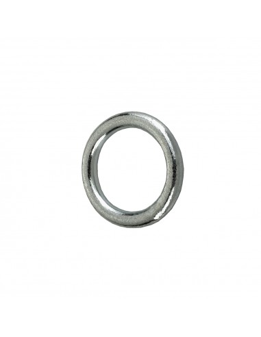 ANELLO TONDO SALDATO Ø 5 X 40 MM. IN ACCIAIO ZINCATO - 4 PZ.